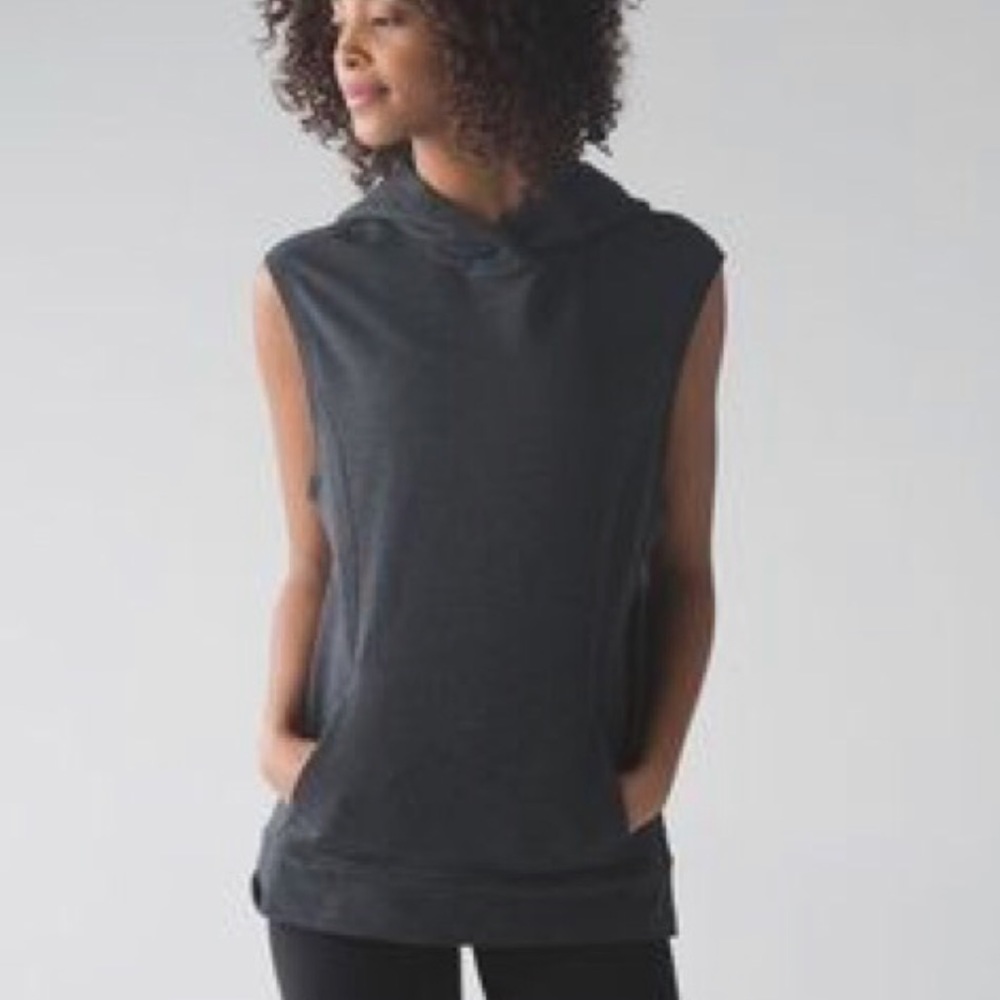 Lululemon blissed out sleeveless hoodie